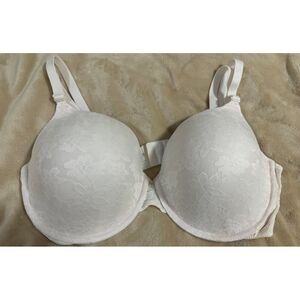 Victoria Secret Pink Bra 38DD lace flowers